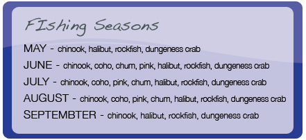 seasonal catch guide for prince rupert and area fishing grounds